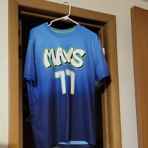 NBA Blue and Green Mavs Jersey